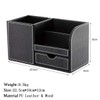 ZaKaBox Premium Leather Desk Organizer Desk Tidy Pen Holder 6