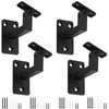 Patioer Adjustable Handrail Bracket, 3" Heavy Duty Swivel Hand Rail