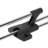 TOPINCN Adjustable Hanging Clothes Rail, Extendable Closet Rail for Wardrobe,