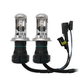 Shingen Replacement HID Bulb, H4, Hi/Lo Switchable, 6000K, 35W, 55W, Dual Use, Set of 2