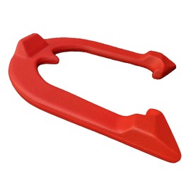 Alan Francis Signature Professional Pitching Horseshoes- Made in The USA (Red- Single Pair (2 Shoes))