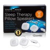 Sound Oasis Pillow Speakers, 2 UltraThin Stereo Speakers, Volume Control,