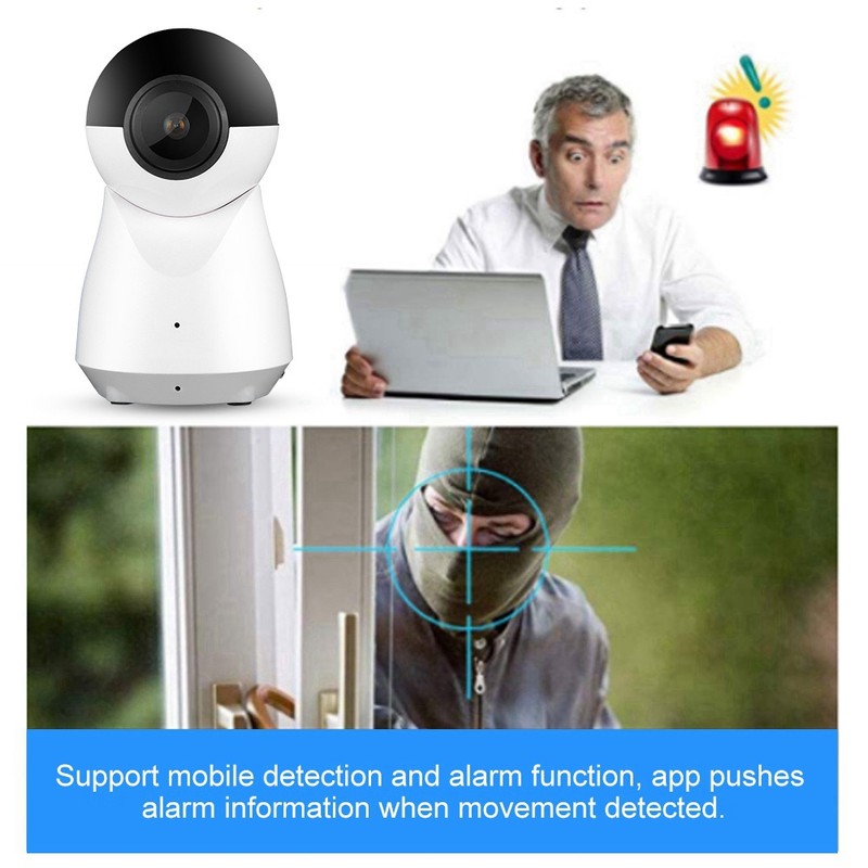 1080P HD H.265 720 Degrees Panoramic Infrared WiFi IP Camera