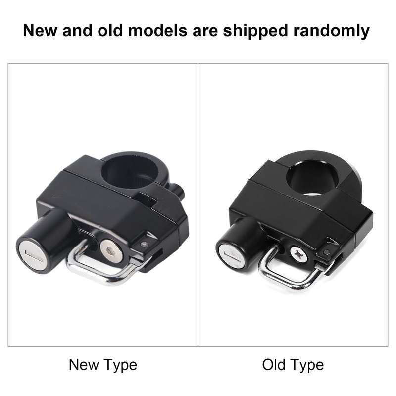 25mm 1in Motorcycle Handlebars Helmet Lock Anti Theft Security Padlock