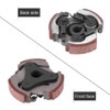 Qiilu Motorcycle Clutch Pad with 3 Springs for 2 Stroke