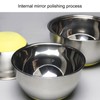 Egg Beating Bowl Baking Basin Stainless Steel Mixing Bowl with