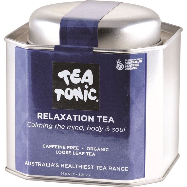 TEA TONIC Relaxation Tea Tin 95g ( loose tea leaf )