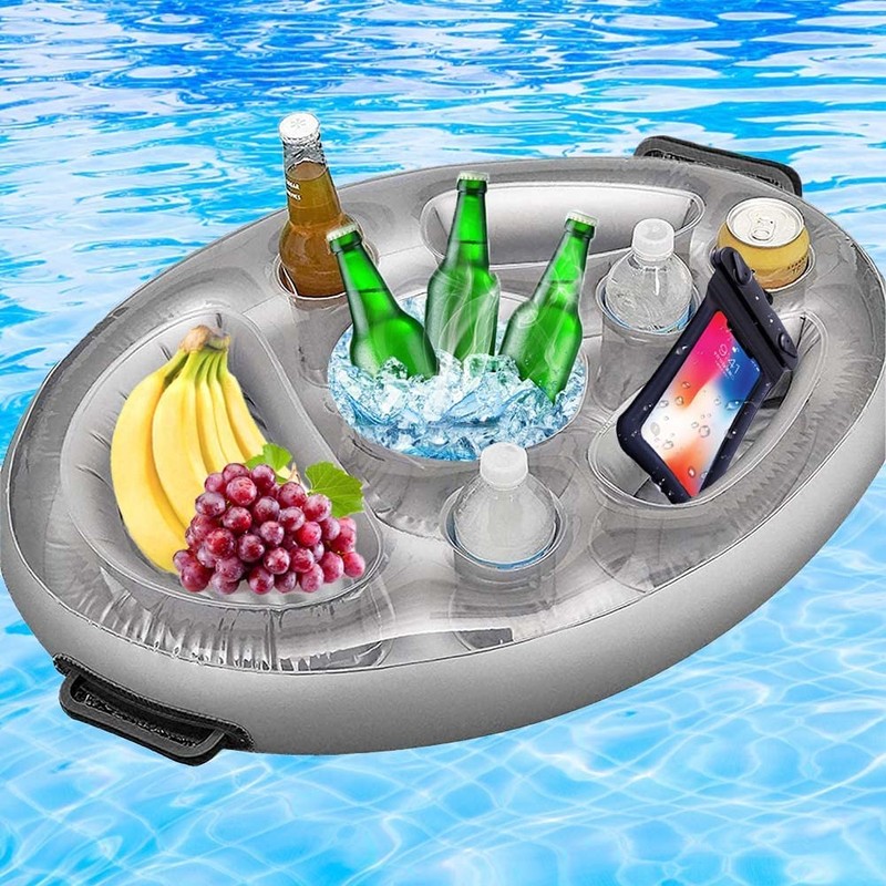 Maxmit Inflatable Drink Holder Float, Floating Drink Holder Pool Drink