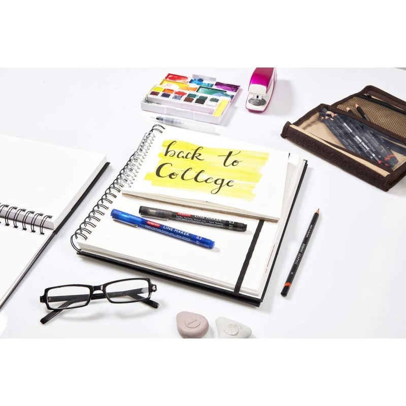 Derwent Line Marker Set, Black (3 Pieces)