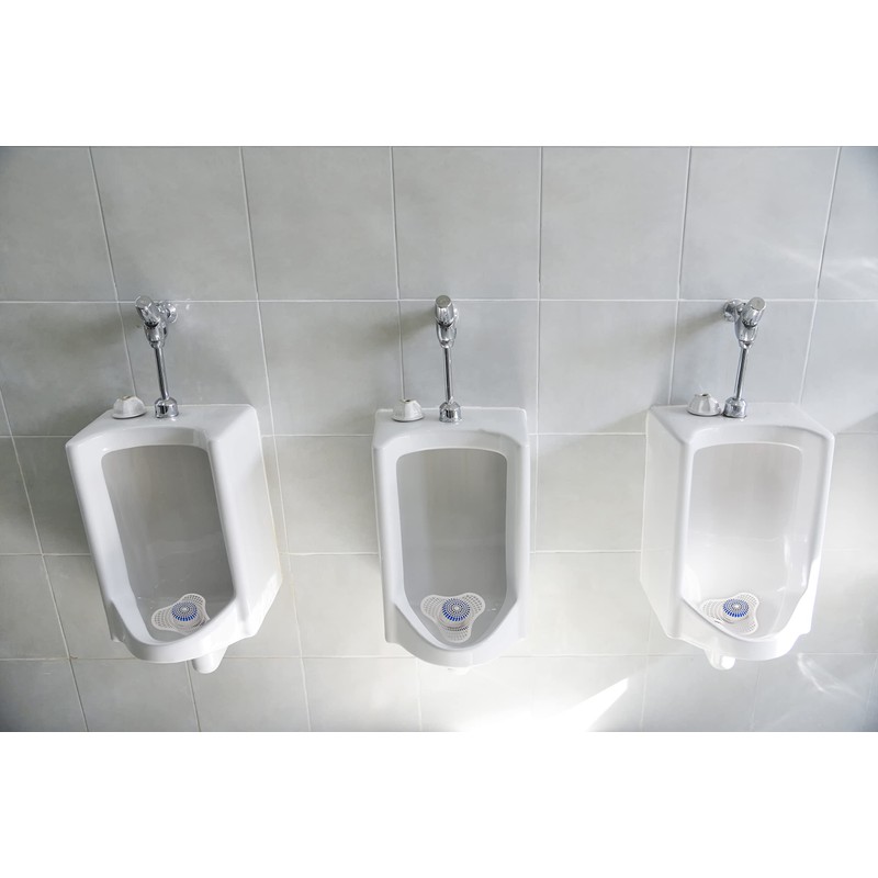 Urinal Screen Deodorizer (12 Pack) with Urinal Cakes Ocean Breeze