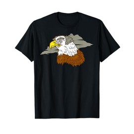 Cartoon Eagle With Wings Fun Character For Kids T-Shirt