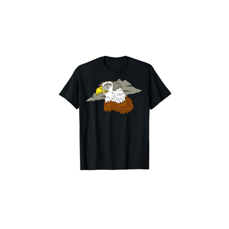 Cartoon Eagle With Wings Fun Character For Kids T-Shirt