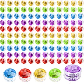120 Pcs Light up Yo Yo Bulk Plastic LED Responsive Bearing Ball for Beginner Level Kids Birthday Christmas Stocking Stuffers, 5 Colors