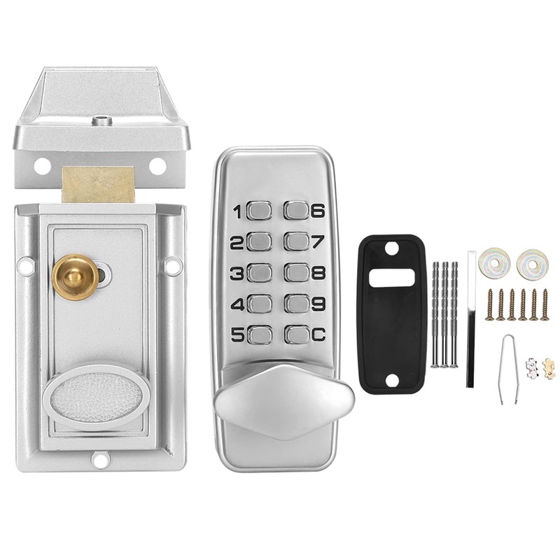 Push Button Door Lock Mechanical Code Lock Digital Password Door
