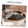 iplusmile Wood Water Scoop Ergonomic Kitchen Ladle Convenient for Home
