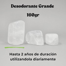 Desodorante piedra de alumbre para mujer hombre y niños