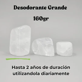 Desodorante piedra de alumbre para mujer hombre y niños