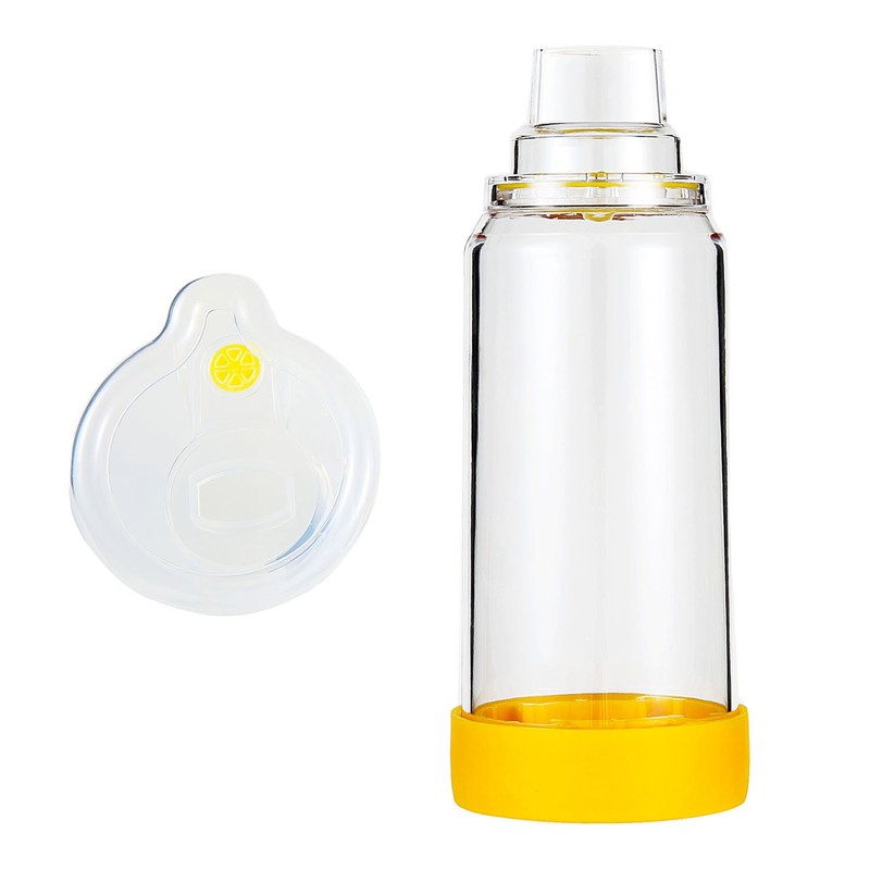 Free Space Chamber Plus Spacer Device for Kids, Medium Yellow