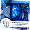 NUOLUX 4pcs Hard Pipe Quick Twist Elbow Water Cooling Kit