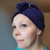 LLAMAXY 100% Pure Organic Cotton Hair Towel - Quick Dry