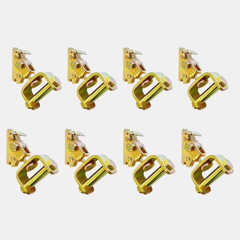 MorScan 8 Pack E-Track Roller Idler Fitting, Heavy Duty Swivel