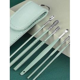 Brisk Style Ear Cleaner 6-Piece Set (Pouch Included) / 브리스크스타일 귀청소기 6종 세트 (파우치포함)