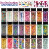 New Arrival 18oz Double Wall Snow Globe Plastic Pre-Drilled Double
