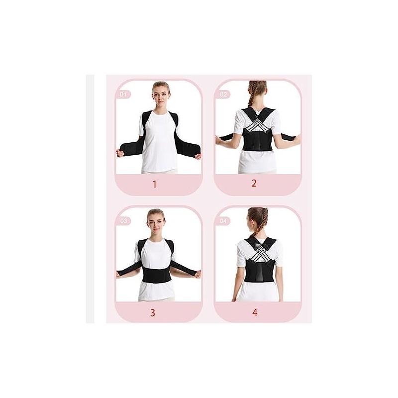 Adjustable Back Posture Belt Office Home Gym Unisex, Back Straightener