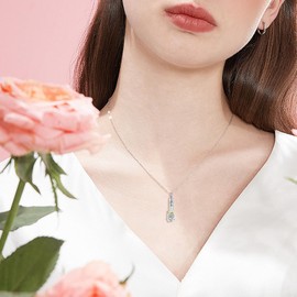 YAFEINI Butterfly/Chakra Hamsa Hand Urn Necklace/Owl/Hummingbird for Ashes 925 Sterling Silver Du bist immer in meinem Herz Hamsa Cremation Jewellery for Women, Sterling Silver, Not known.