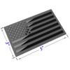 3D Metal American Flag Emblem Decal，Black American Flag Decal,for Car,