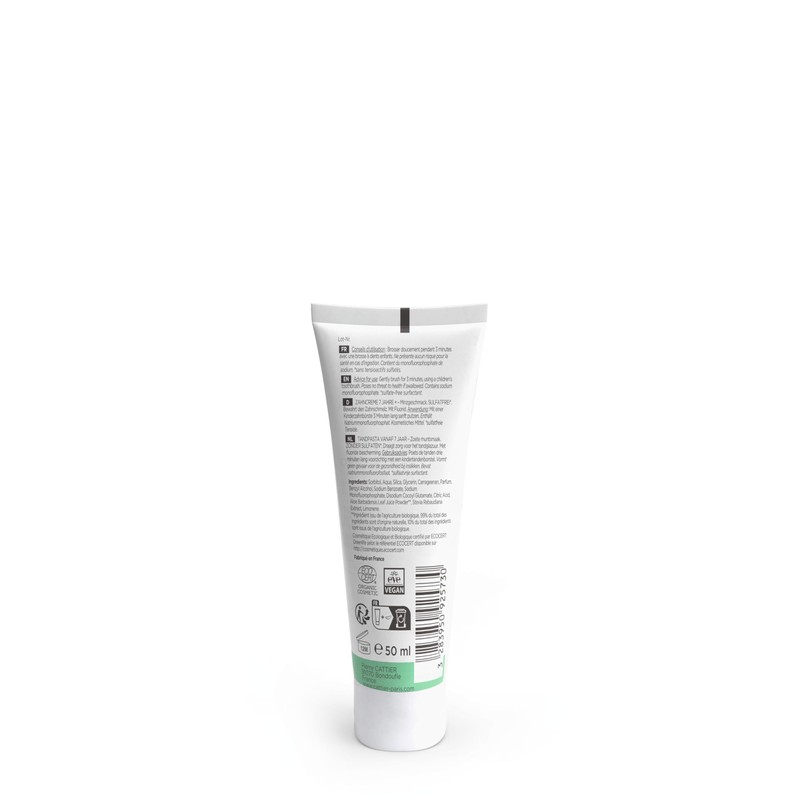 Cattier Children's Toothpaste Mint for Permanent Teeth from 7 Years
