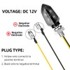 LOPHE Pack of 4 LED Motorcycle Indicators, 12 V Motorcycle