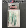 Spooltek 3-Pack Spooltek FATTY 4" Tailpack Lure Replacement Tails, Greenback