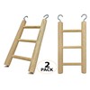 Bonka Bird Toys 3295 Pack 2 Natural Wood 5.75-Inch Ladder