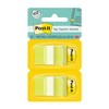 Post-it Flags, Bright Green, 1-Inch Wide, 50/Dispenser, 2-Dispensers/Pack
