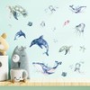 Mulaibdin 33 Pcs Sea Wall Stickers, Bathroom Wall Stickers, Under