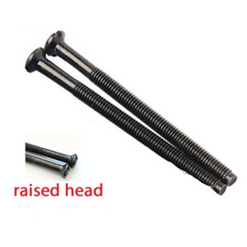 Black Nickel Long Electrical Socket Switch Screws (10, 50mm)