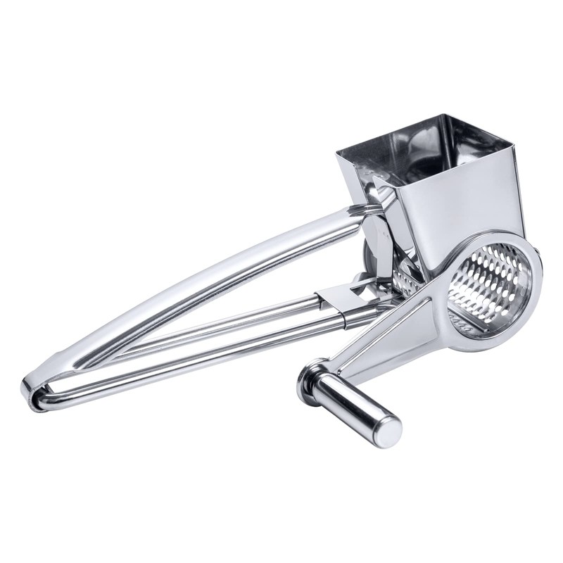 Cheese Grater Stainless Steel with Crank Kelomat