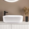 Vessel Sink Round:Ceramic Bathroom Sinks,Small Bathroom Sink,Modern Art Sinks,RV Sink,