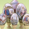 zalati Easter Bunny Tin Box, 6 Pieces Egg Shaped Candy