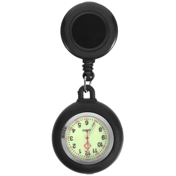 Luminous Badge Reel Pocket Watch Pocket Hanging Watch for Students