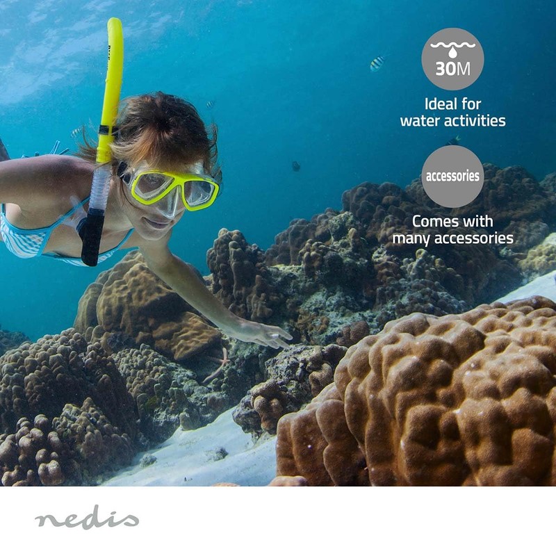 Nedis Action Cam | 4K@30fps | 16 MPixels | Waterproof
