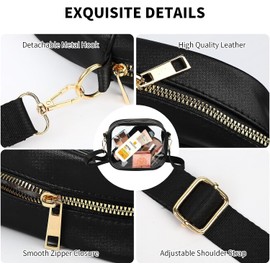 Bolso de hombro transparente, Bolsas transparentes Aprobadas, bolso transparente pequeño para mujeres, Ideal para conciertos, festivales y eventos deportivos (Blanco)