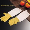 Zerodis Beekeeping Gloves Beekeeper Protective Equipment Elastic Goat-skin and Canvas