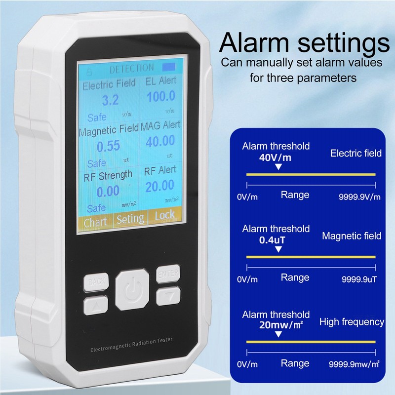 EMF Tester High Accuracy Electromagnetic Field Radiation Detector for Kitchen