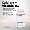GymBeam GymBeam Calcium + D3-320 mg Kalzium pro Dosis, Kapselform,
