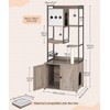 HOOBRO Cat Tree with Litter Box Enclosure, 58.7"H Cat Tower