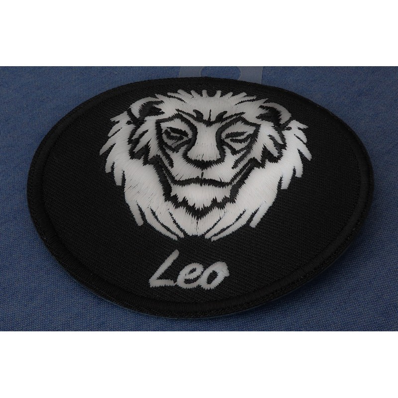 Leo Patch - Iron on - Embroidered