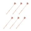 6pcs Candle Extinguisher Rose Gold Rotatable Bell Shaped Candle Extinguisher
