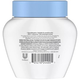 Pond's Crema seca hidratante facial paquete de 2 – No comedogénico, hipoalergénico, crema facial probada por dermatólogos para mujeres, 6.5 oz Ea